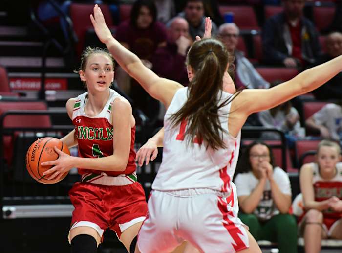 Lincoln Chatham Glenwood Illinois 3A girls basketball championship March 2 2024 Tim Vizer 26350